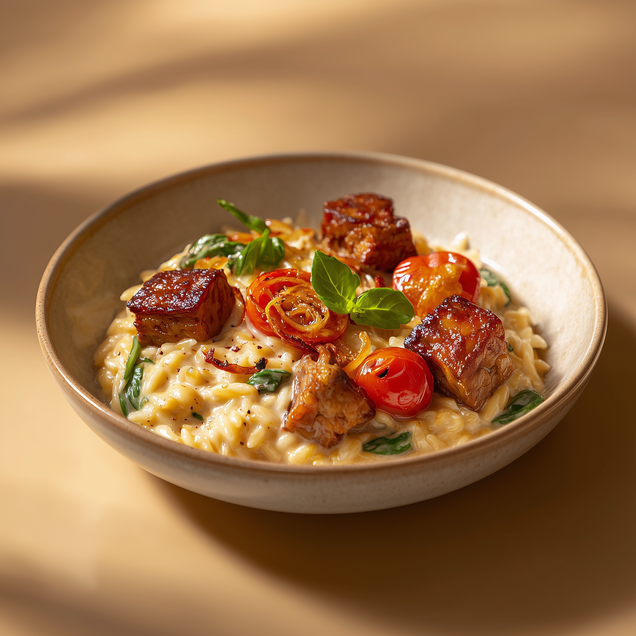 High-Protein Tempeh-Nudel One Pot aus dem Airfryer